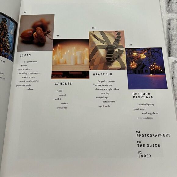 1995 Vintage MARTHA STEWART Living Handmade Christmas Best of Book EUC Hardcover - Picture 10 of 16